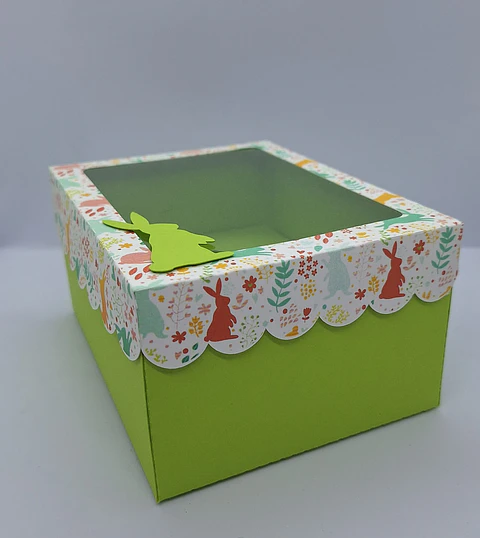 Caixas Páscoa Verde Ovo Chocolate 250gr