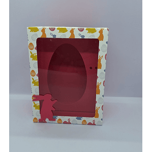 Caixas Páscoa Rosa Ovo Chocolate 250gr