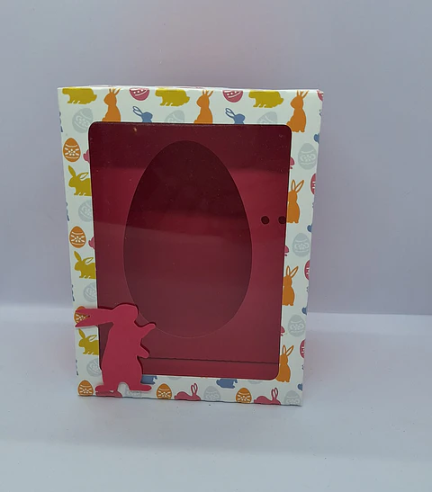 Caixas Páscoa Rosa Ovo Chocolate 250gr