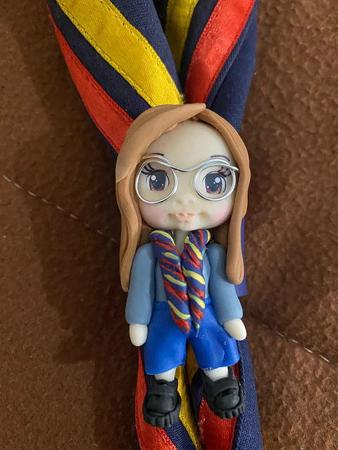 Anilhas personalizadas escotistas em biscuit