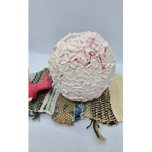 Ovo Páscoa Floral Gesso