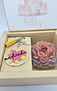 GiftBox Madrinha Rosa – Vela Peónia & Porta‑Chaves Fadinha - thumbnail 2