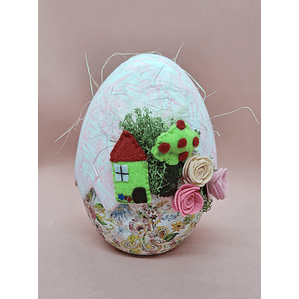 Ovo Páscoa Chacota decorativo Rosa