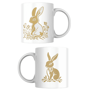 Caneca Páscoa Miss Bunny & Mrs Bunny