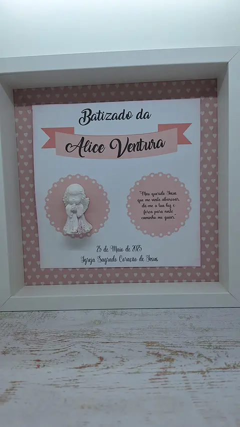 Quadro Sacramento Menina