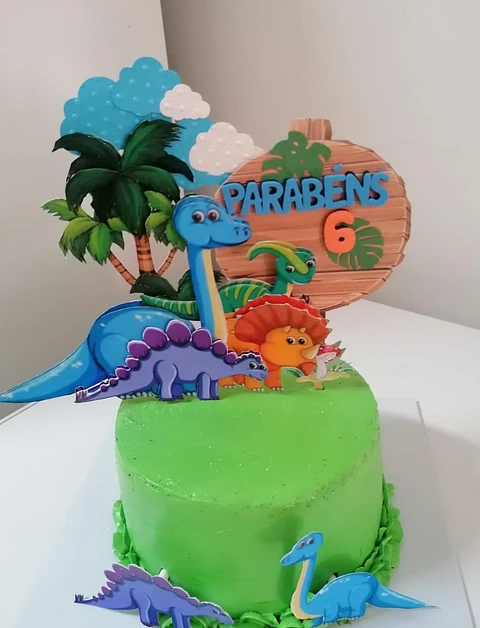 Topo Bolo Parque Dino