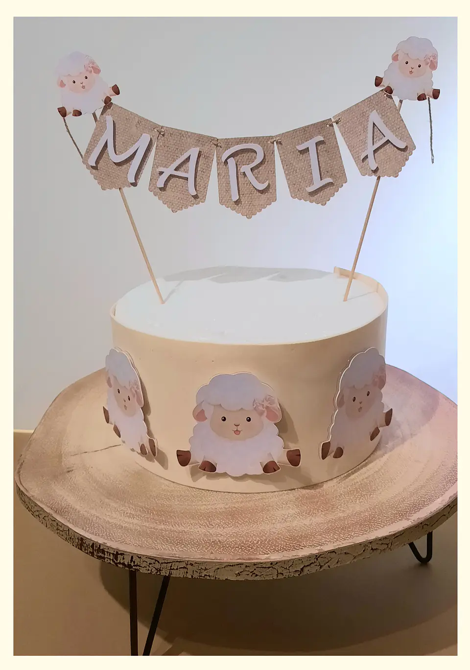 Topo de Bolo Rebanhinho Doce 1