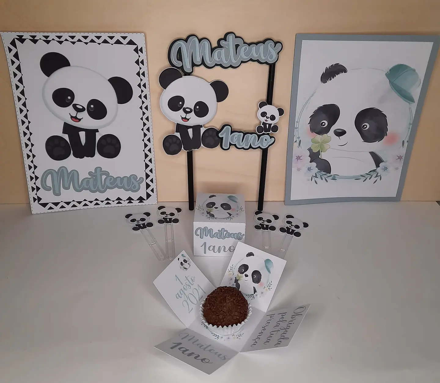Kit Mini Festa Panda 1