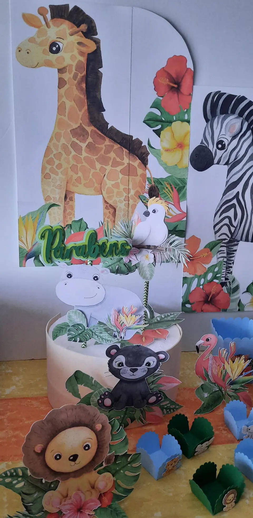 Kit Festa – Savana Tropical Infantil 3