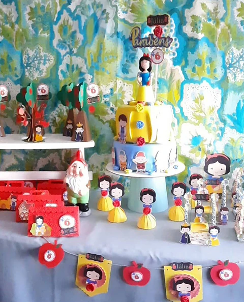 Kit festa Branca de Neve cute