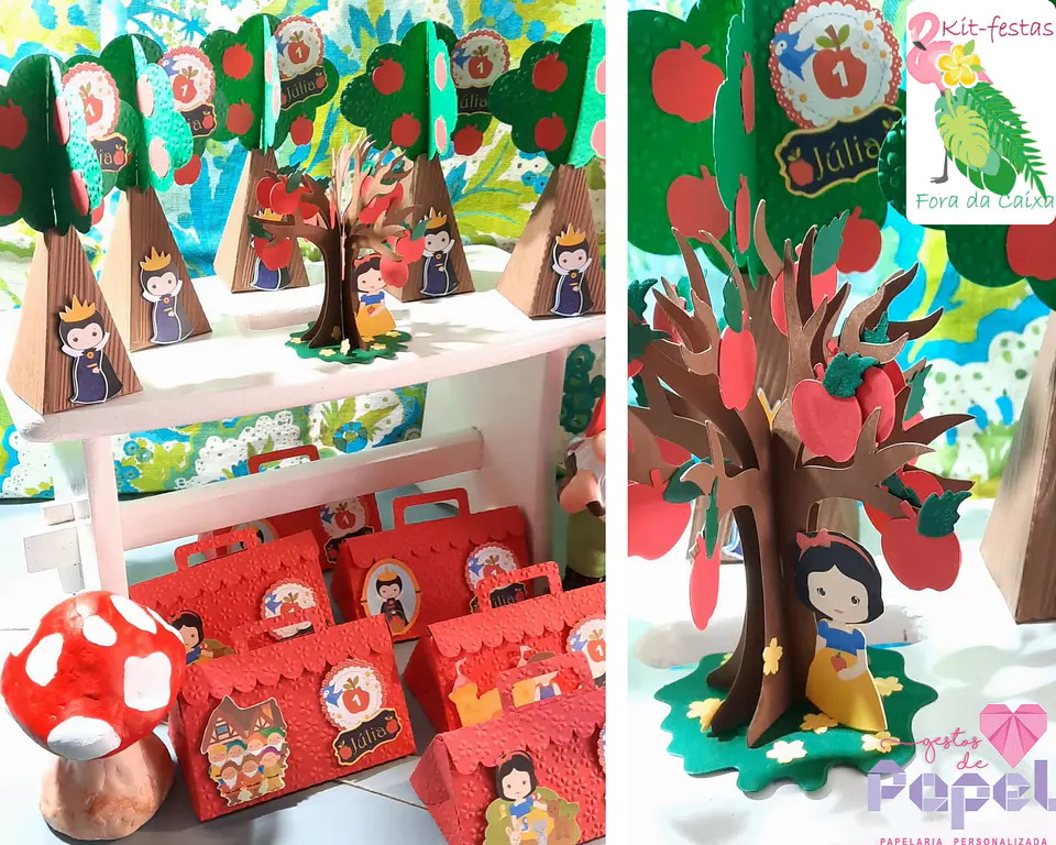 Kit festa Branca de Neve cute 4