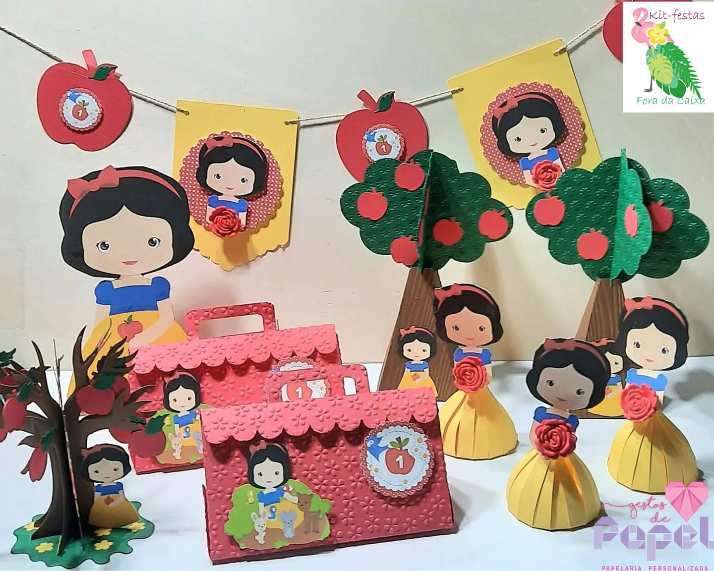 Kit festa Branca de Neve cute 7