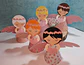 Anjinhos de papel 3D menina - Thumbnail 2