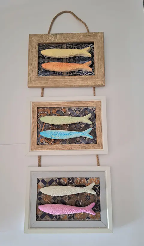 Sardinhas à Moldura – Coleção Três Cores