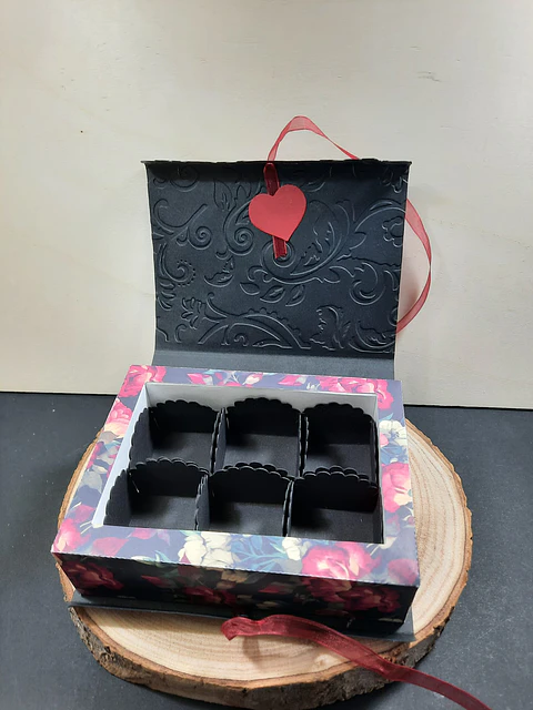 Caixinha Presente para Brigadeiros – 6 Doces