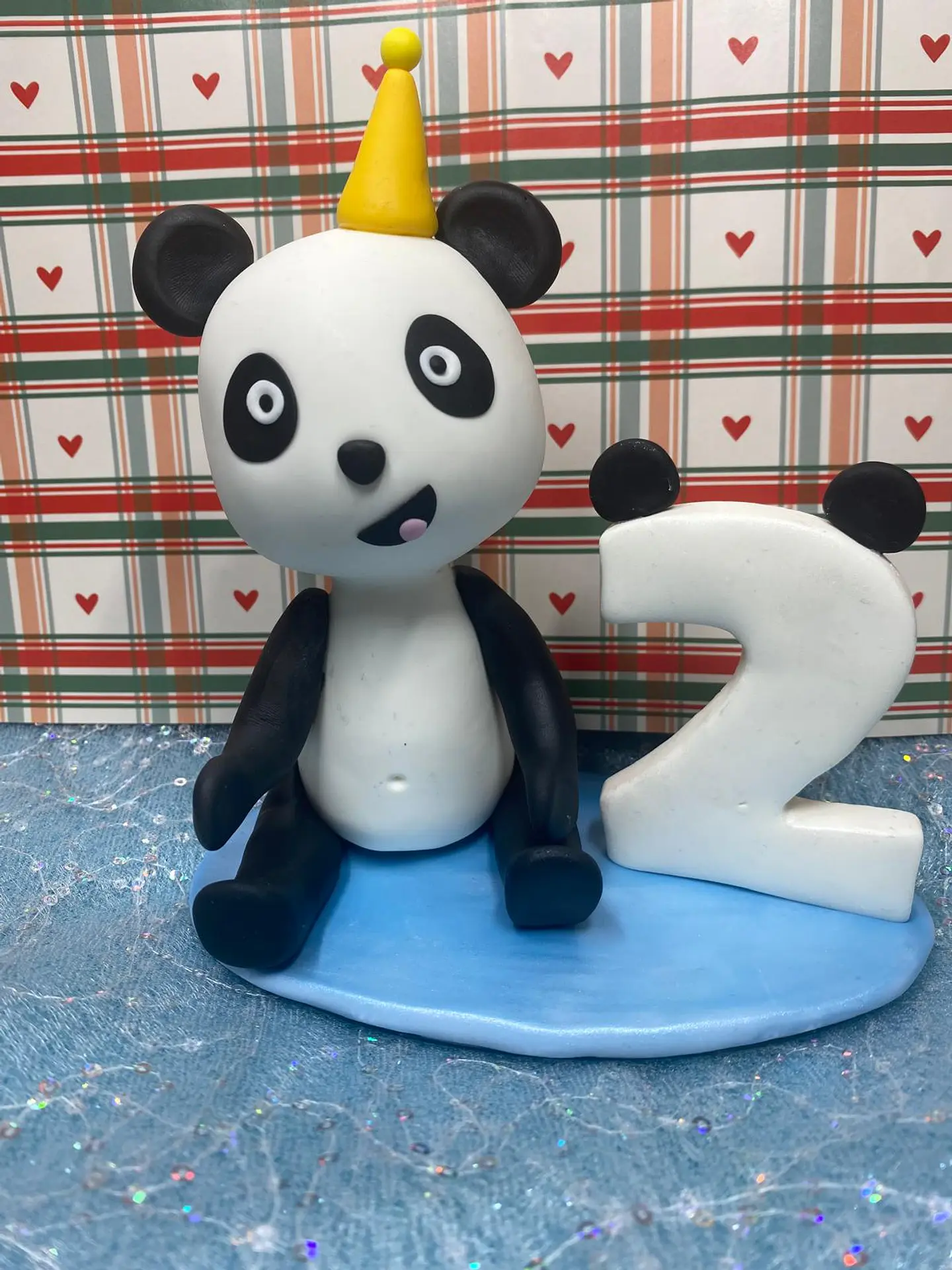 Topo Bolo Panda em Biscuit 2