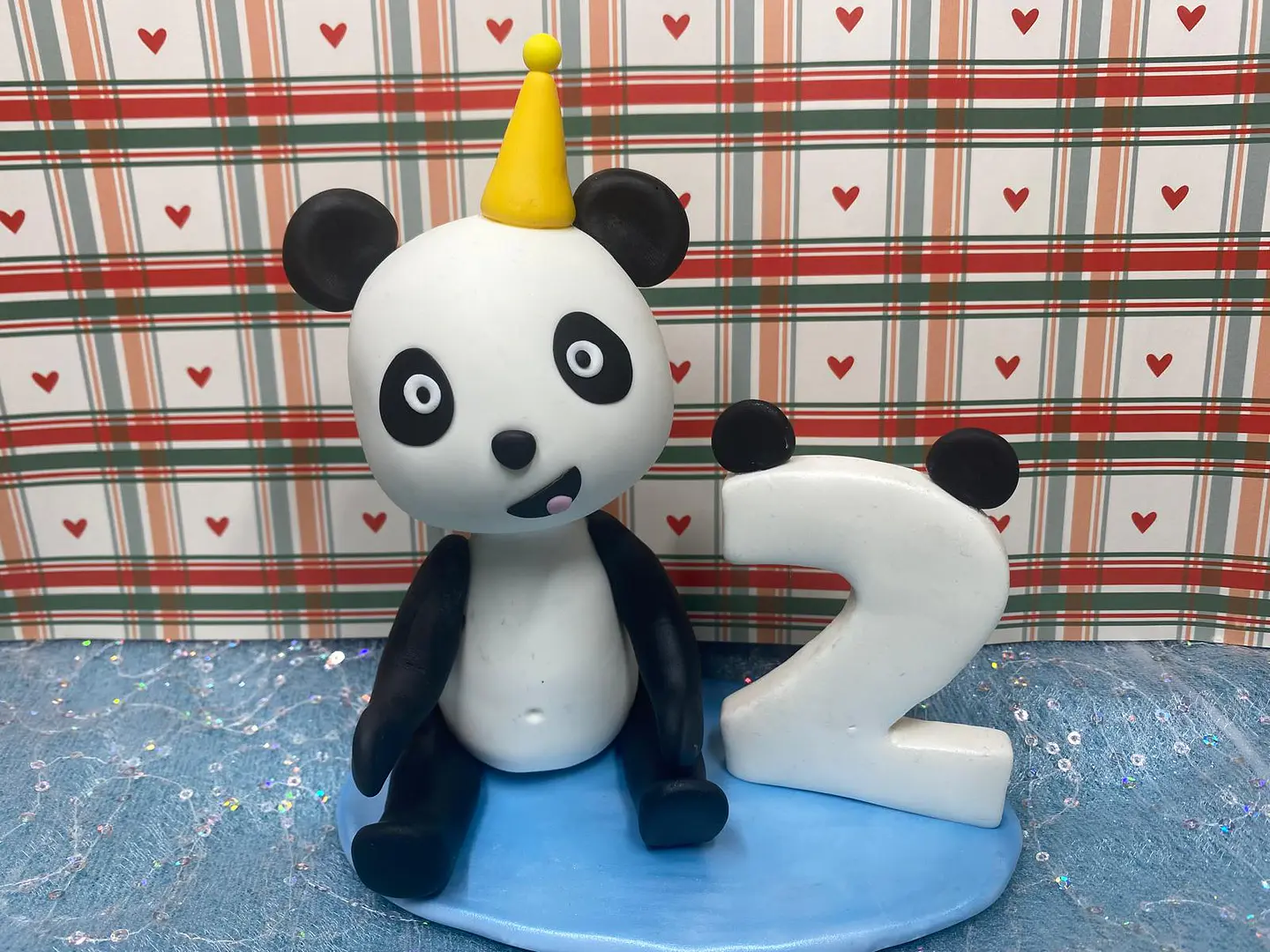 Topo Bolo Panda em Biscuit 3