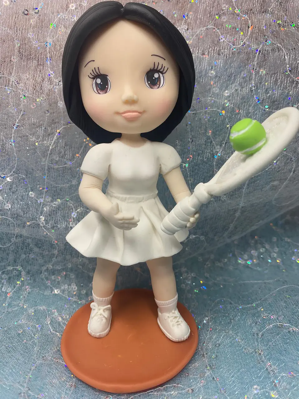 Estatueta Profissão Ténista | Personalizada Porcelana Fria 2