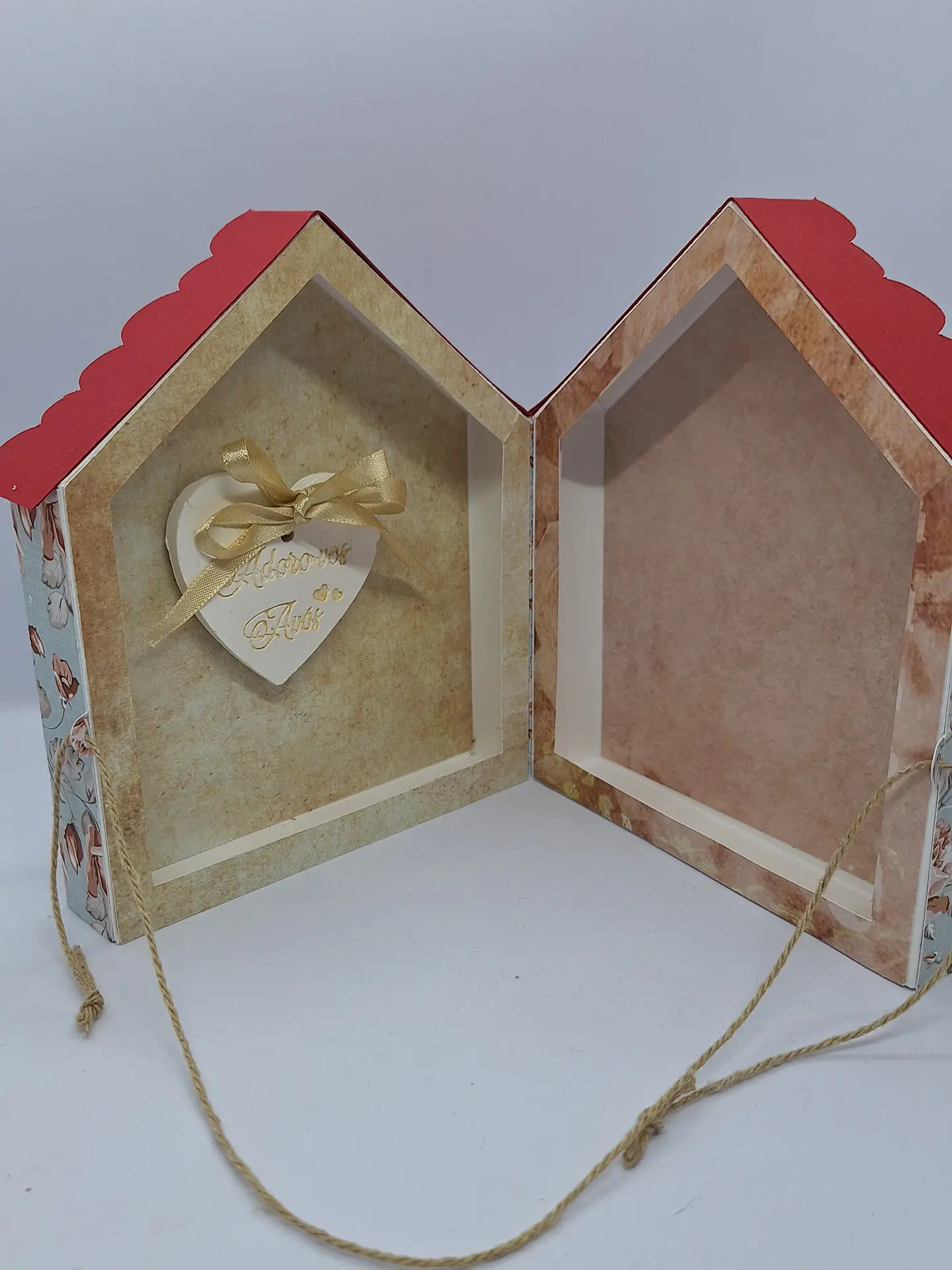 Casinha dos Avós – Coração em Gesso & Espaço para Foto 2
