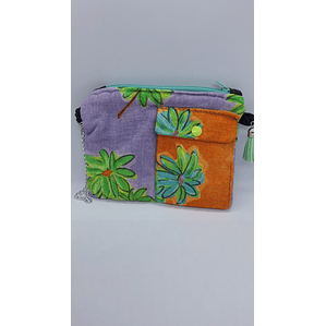 Malinha colorida lilás e laranja