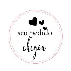 Autocolante Seu Pedido Chegou