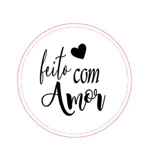 Autocolante Feito com Amor