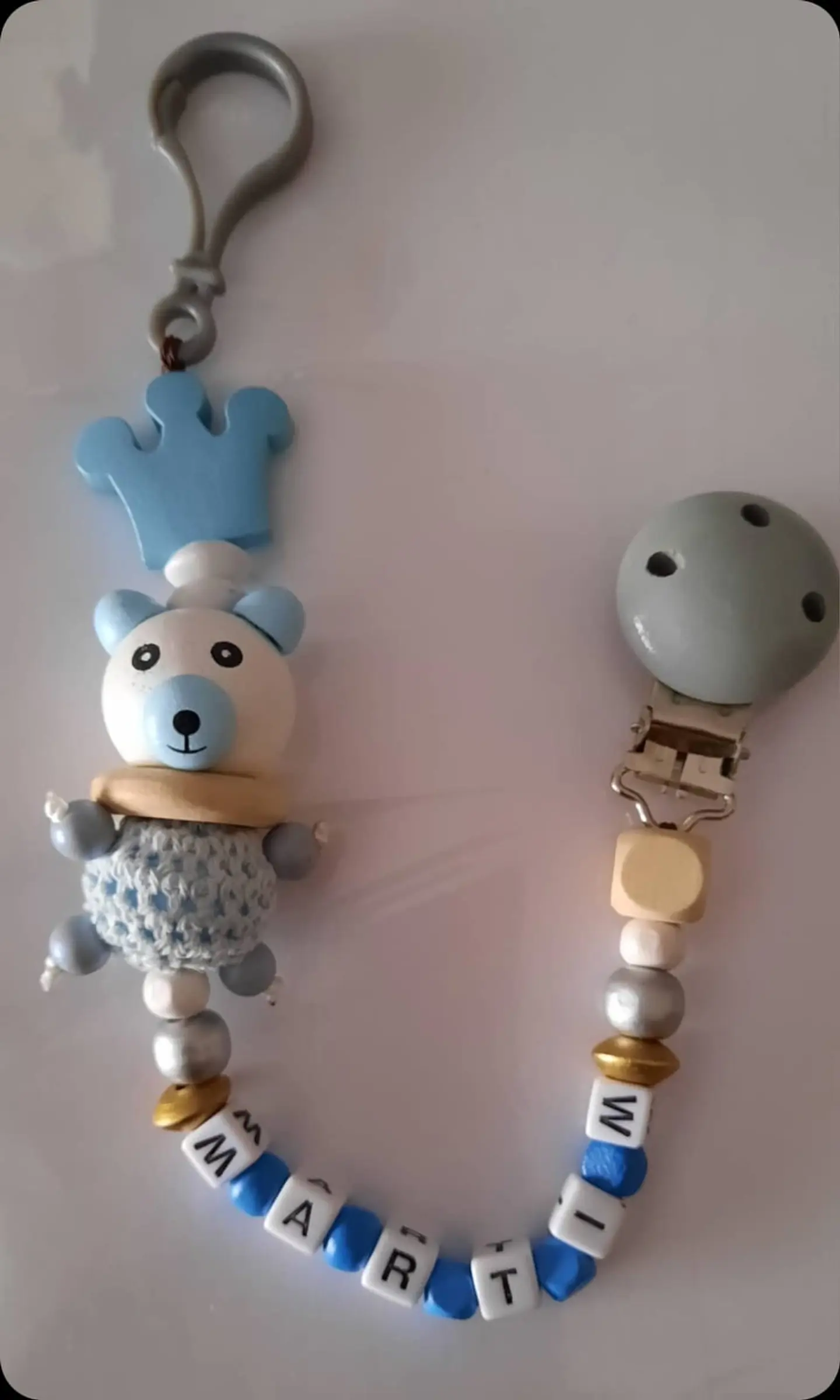 Prende Chupeta Silicone Malmequer | Personalizado 3