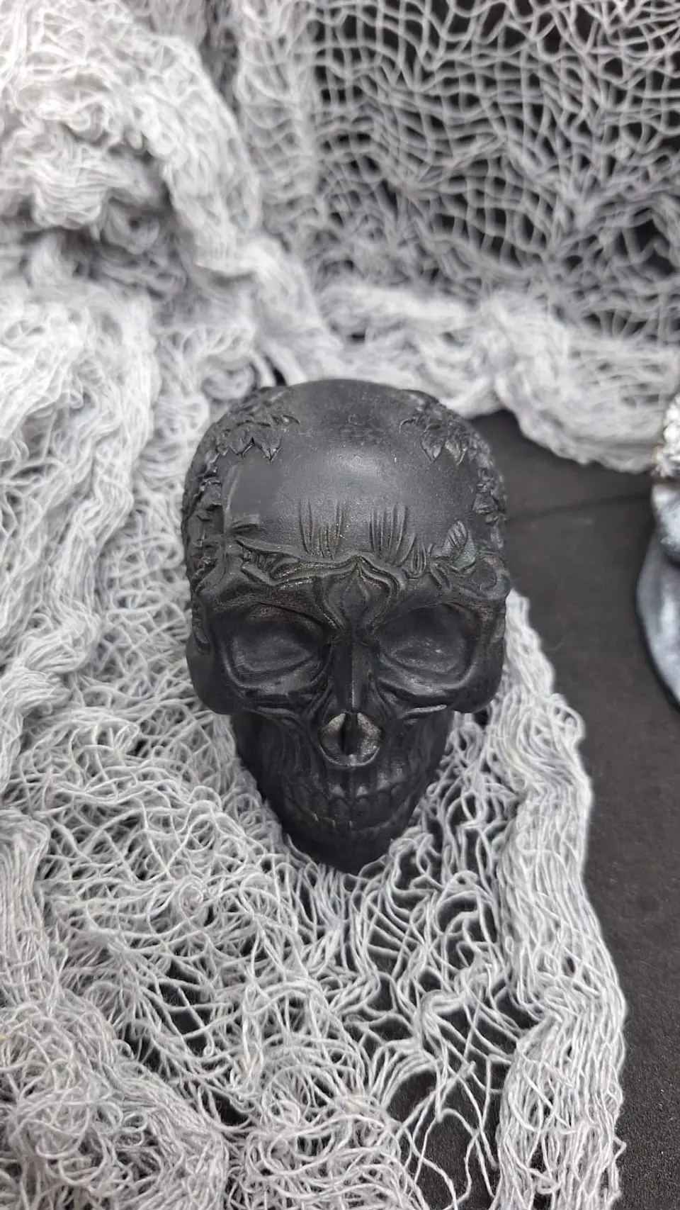 Gift Conjunto 3 Caveiras Floridas Estilo Gótico 2