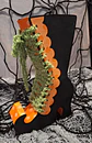Halloween Bota Bruxa - Decoração Artesanal para Doces e Flores - Thumbnail 3