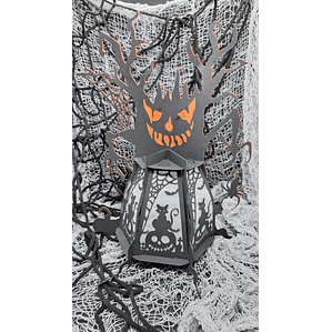  Lanterna Árvore Assombrada | Decoração Halloween