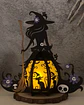 Halloween Bruxa lanterna com gato preto - Thumbnail 1
