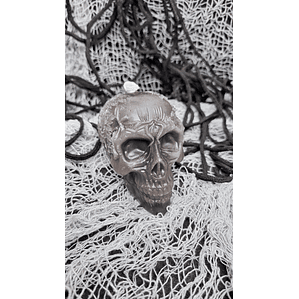 Halloween Vela Caveira Floral