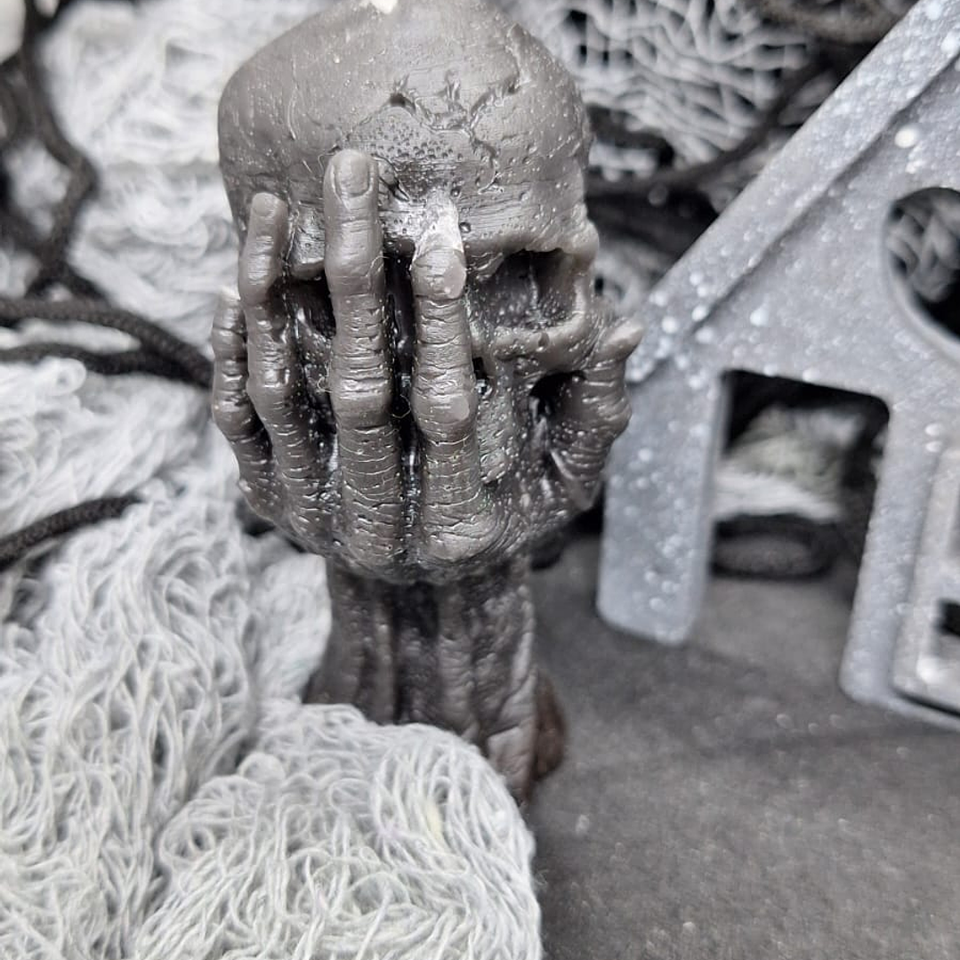 Halloween Vela Mão com Caveira 3