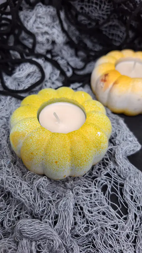 Abobora Amarela porta vela