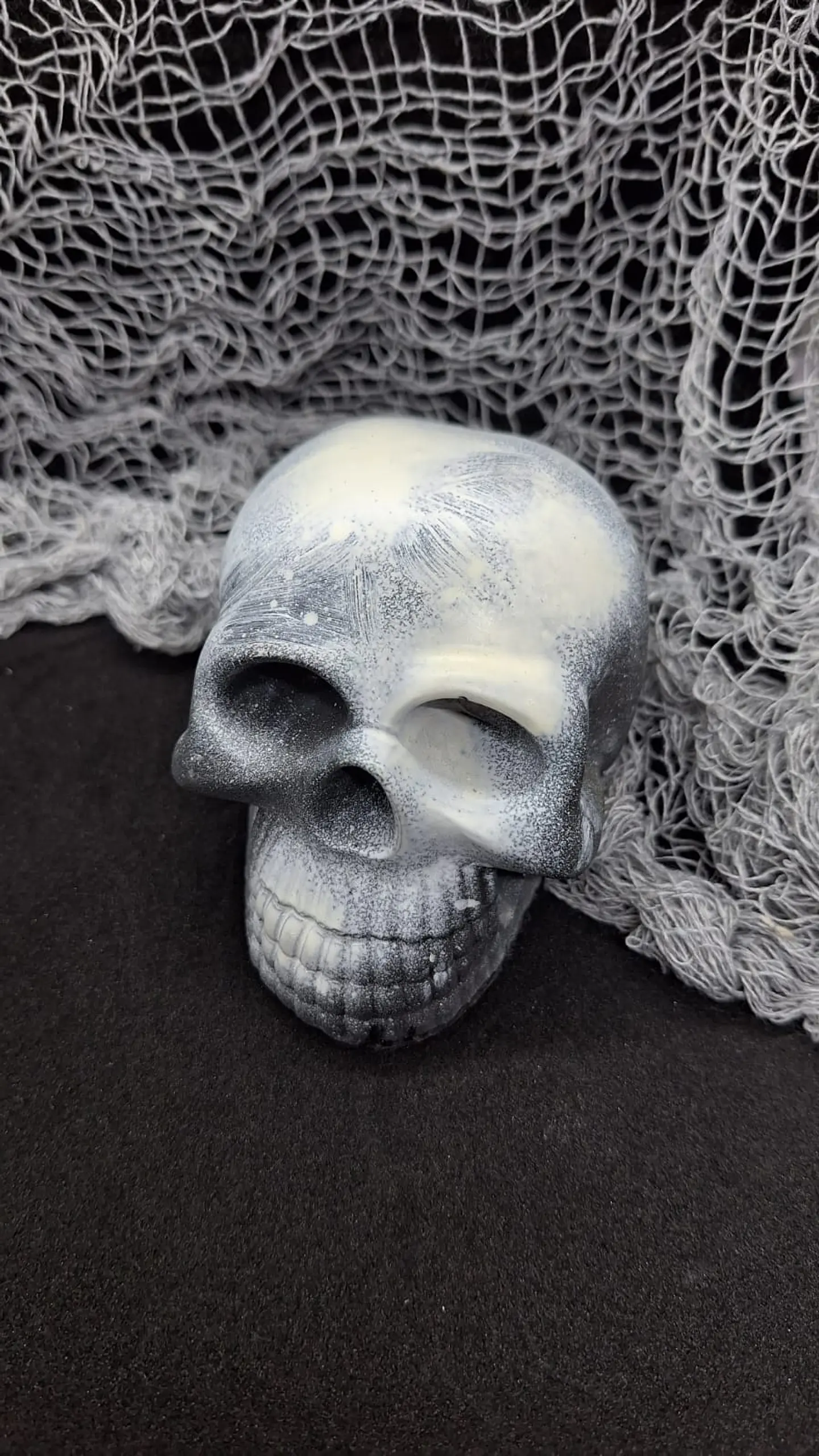 Gift Conjunto 2 Caveiras Cromadas | Gesso 2