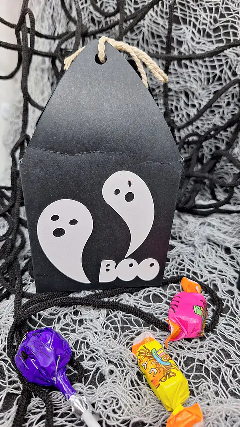 Caixinha Sacola doces e presente Fantasmas