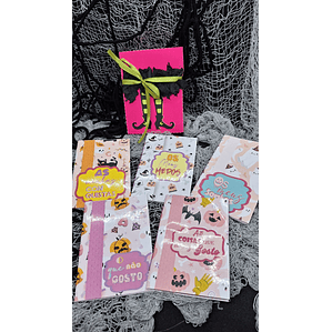 Pack 5 Caderninhos de Halloween 