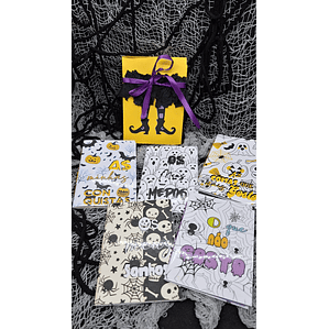 Pack 5 Caderninhos de Halloween 