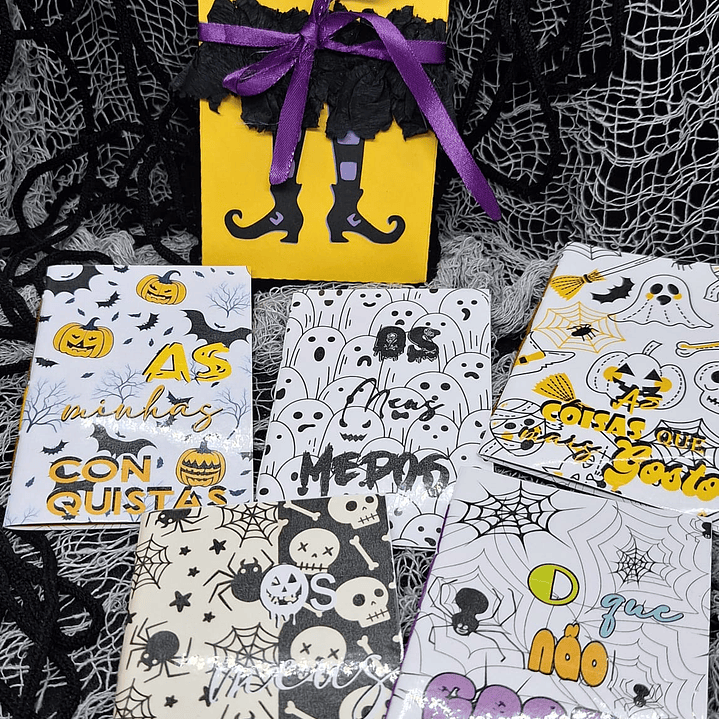 Caderninho Halloween Amarelo 1