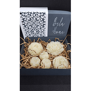 Gift Box velas Peônias perfumadas