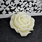 Vela Rosa Anne Natural Parafina - Miniatura 2