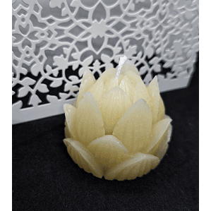 Vela Alcachofra Natural Parafina