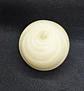 Vela Bola Espiral Natural Parafina - Thumbnail 1