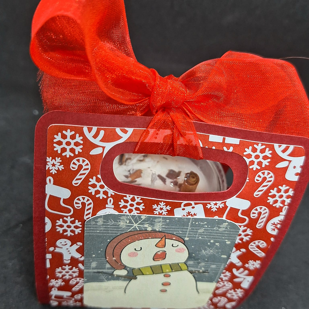 Cera de Soja vela em copo com mensagem  1