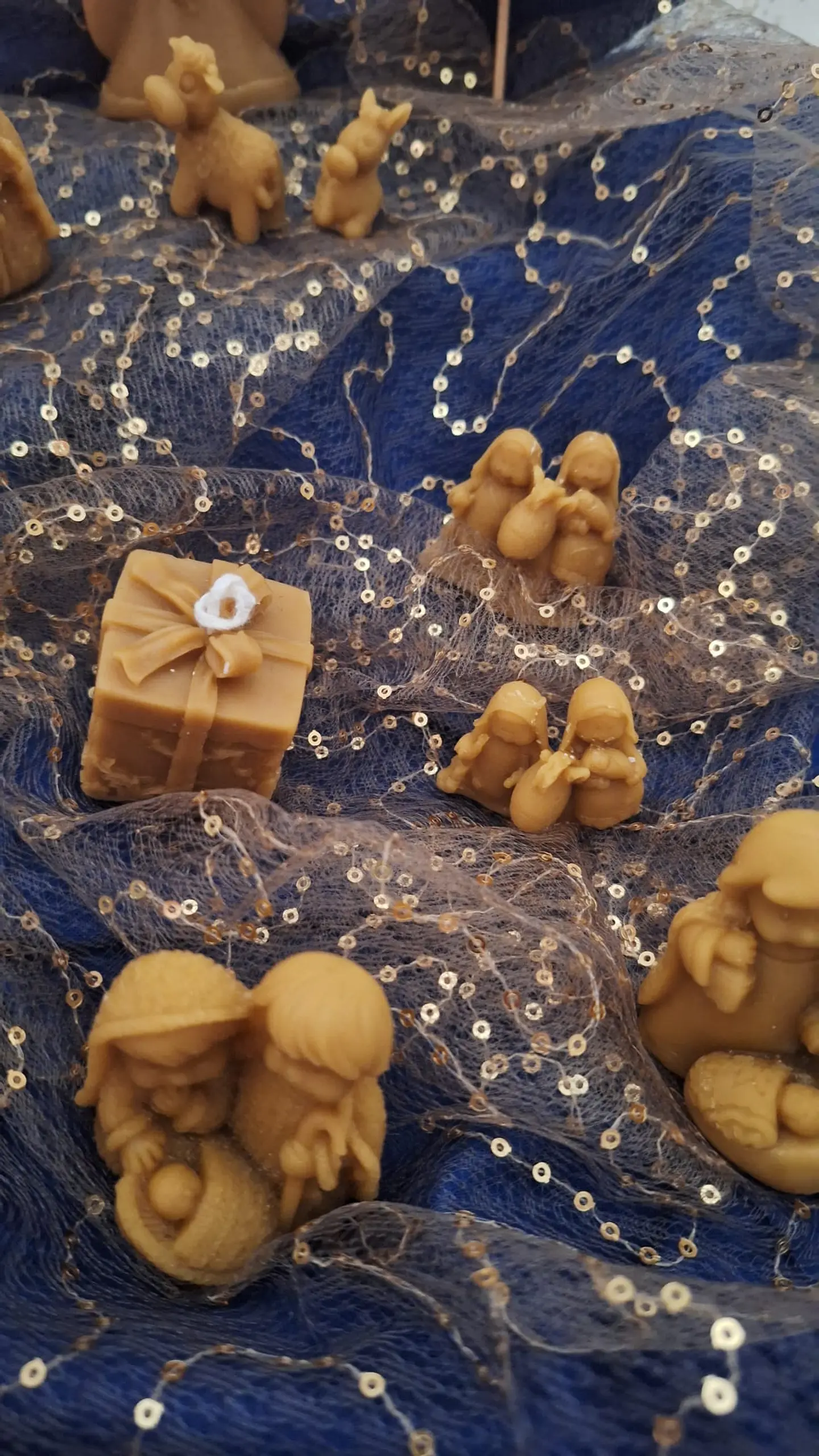 Vela de Natal cera de abelha Presente de Natal 3