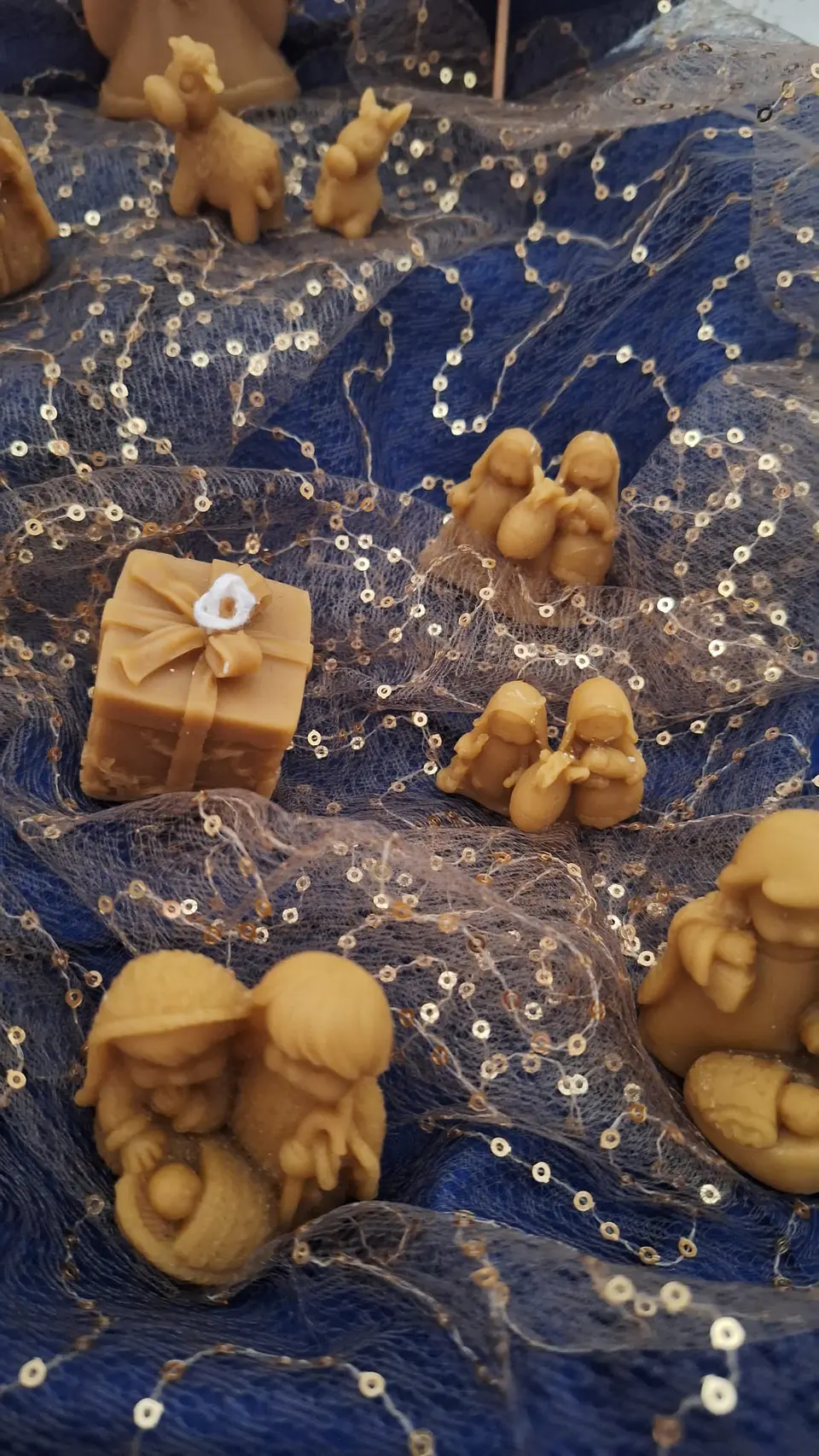 Vela de Natal cera de abelha Presente de Natal 3