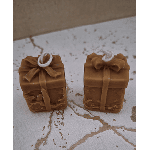 Vela de Natal cera de abelha Presente de Natal