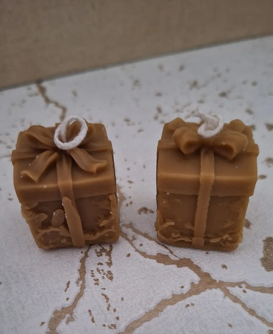 Vela de Natal cera de abelha Presente de Natal 1