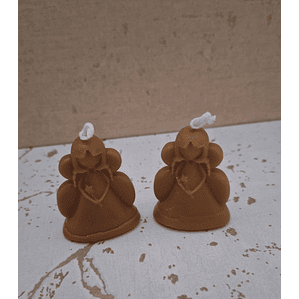 Vela de Natal cera de abelha Fada Anjo