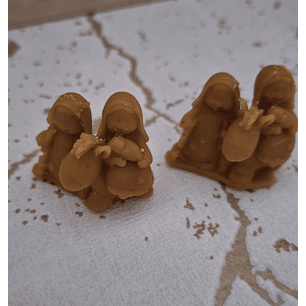 Vela de Natal cera de abelha Mini Presépio